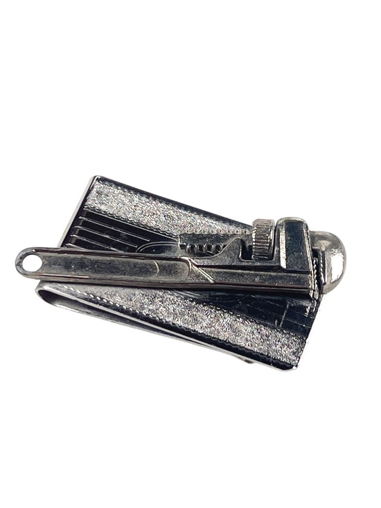 Other - Vintage Pipe Wrench Silver Tone Money Clip Plumber Handyman Construction